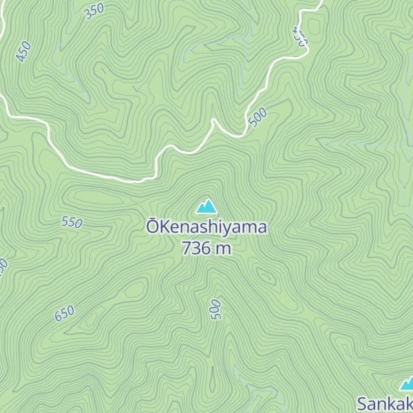 Map of ŌKenashiyama