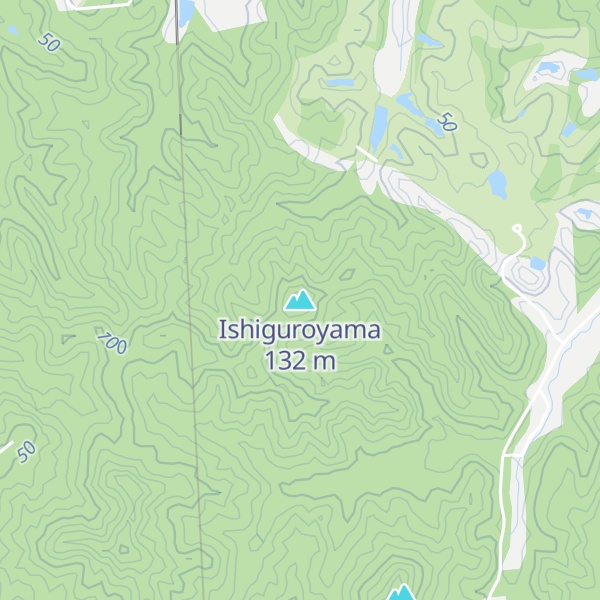 Map of Ishiguroyama