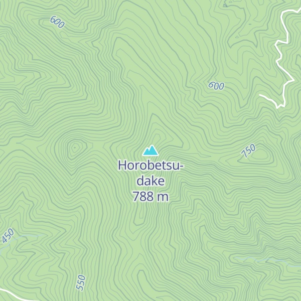 Map of Horobetsu-dake