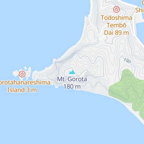 Map of Mt. Gorota