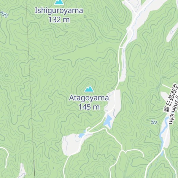 Map of Atagoyama