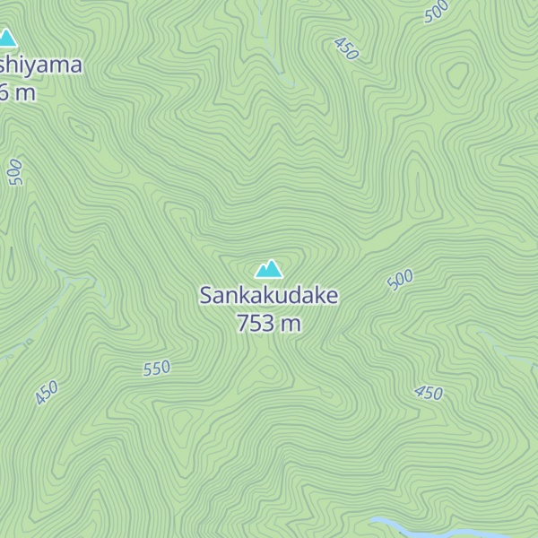 Map of Sankakudake