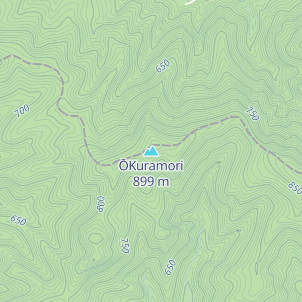 Map of ŌKuramori