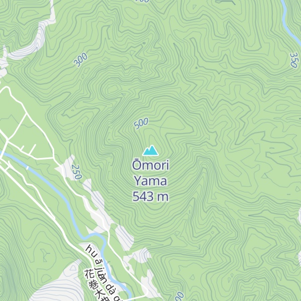 Map of Ōmori Yama