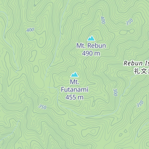 Map of Mt. Futanami