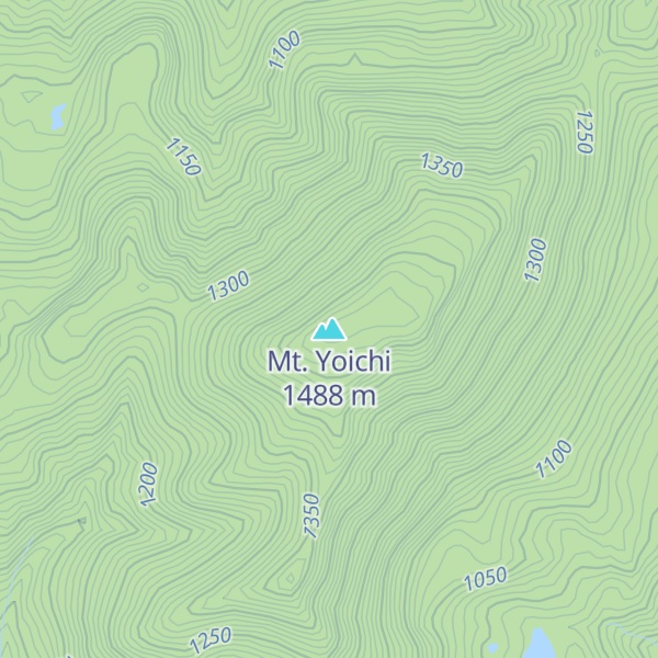 Map of Mt. Yoichi