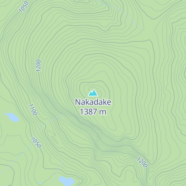 Map of Nakadake