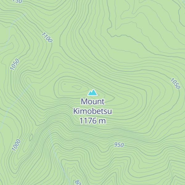 Map of Mount Kimobetsu