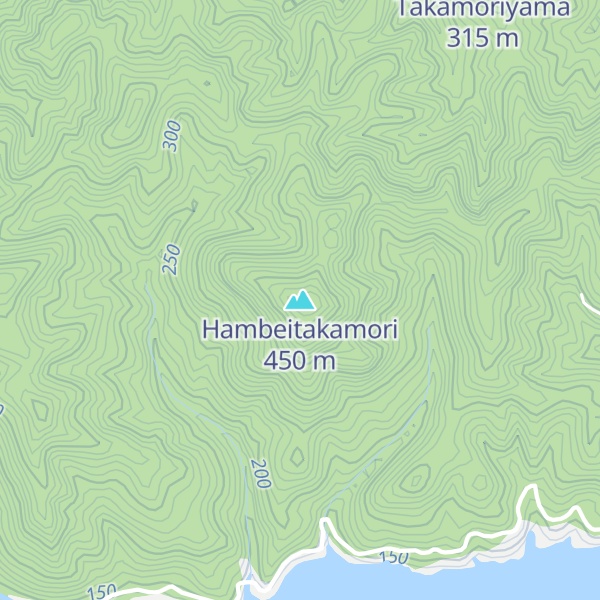 Map of Hambeitakamori