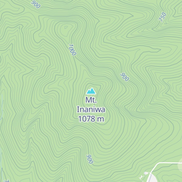 Map of Mt. Inaniwa