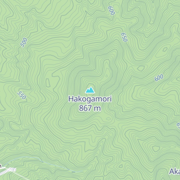 Map of Hakogamori