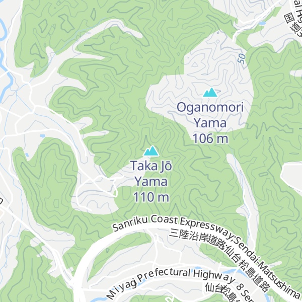 Map of Taka Jō Yama