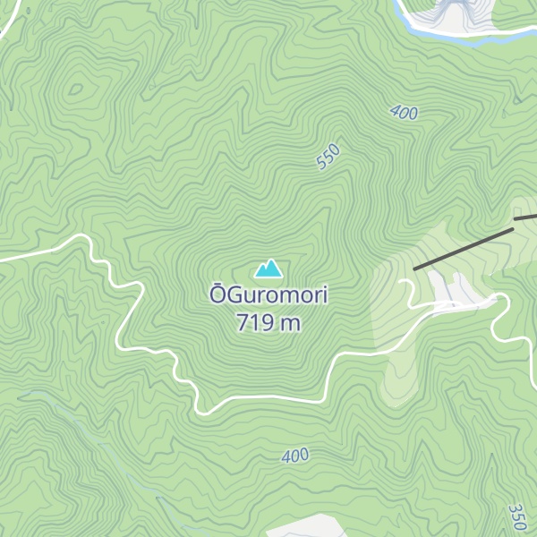 Map of ŌGuromori