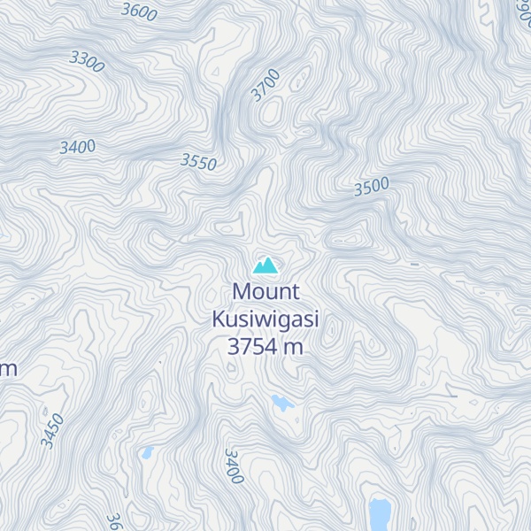 Map of Mount Kusiwigasi
