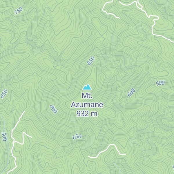 Map of Mt. Azumane