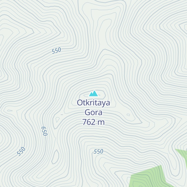 Map of Otkritaya Gora