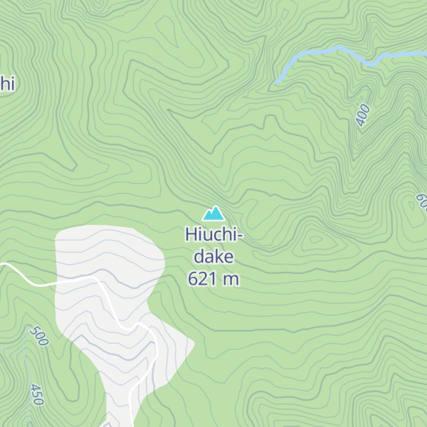 Map of Hiuchi-dake