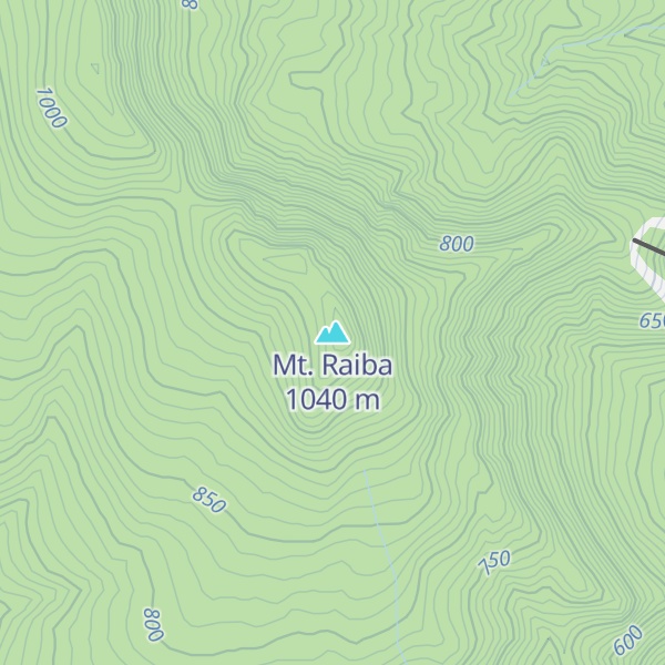 Map of Mt. Raiba