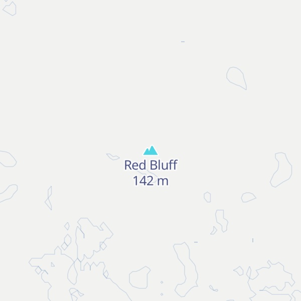 Map of Red Bluff