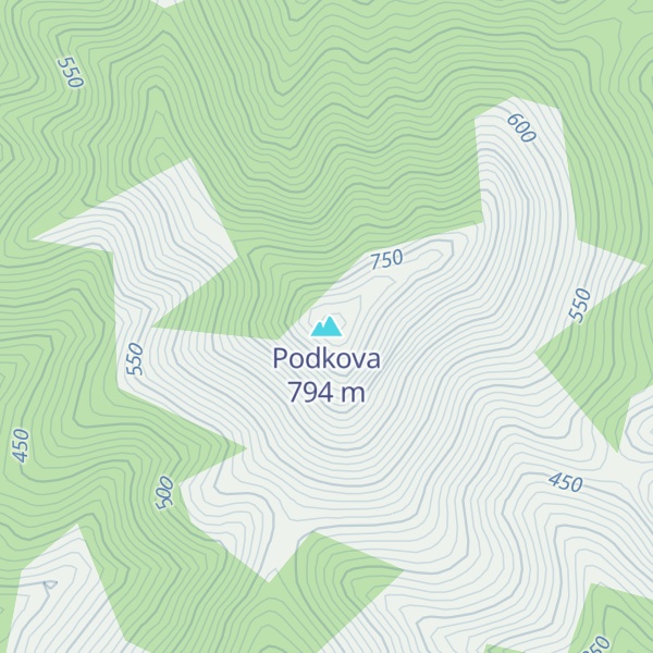Map of Podkova
