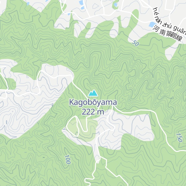 Map of Kagobōyama