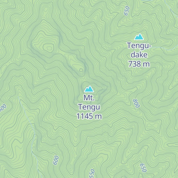 Map of Mt. Tengu