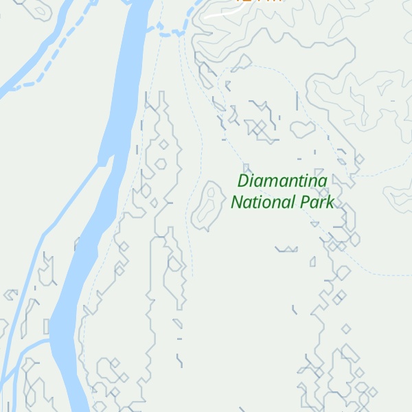 Map of Mount Hunter