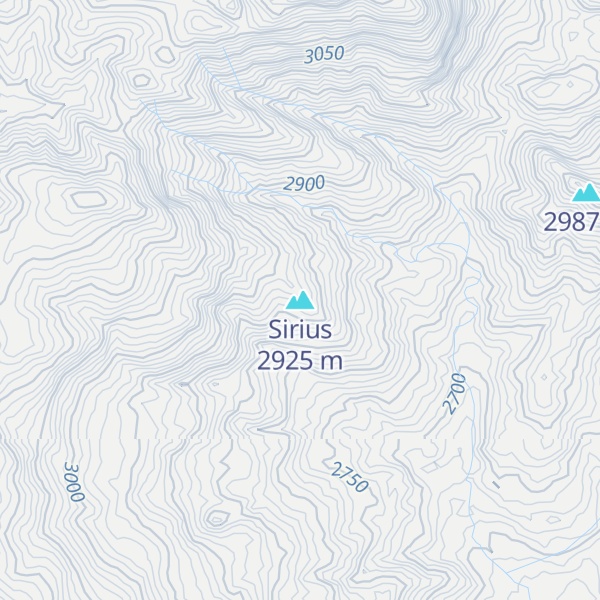 Map of Sirius