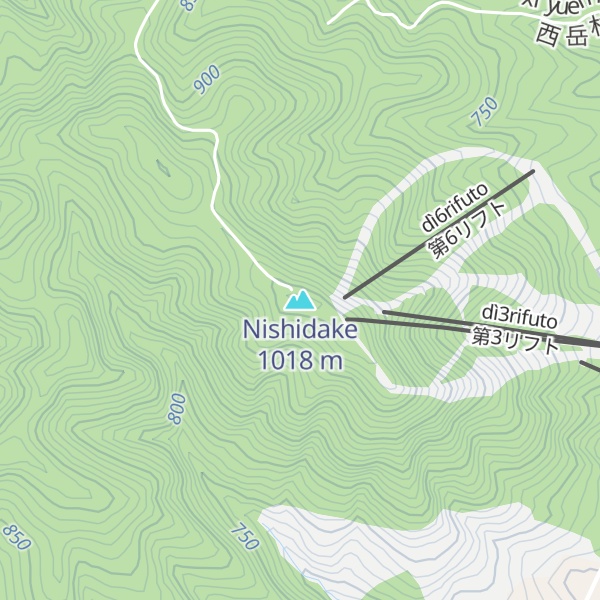 Map of Nishidake
