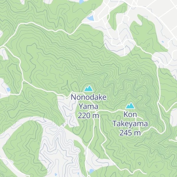 Map of Nonodake Yama