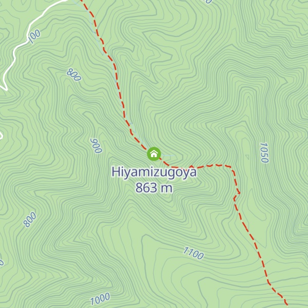 Map of Hiyamizugoya
