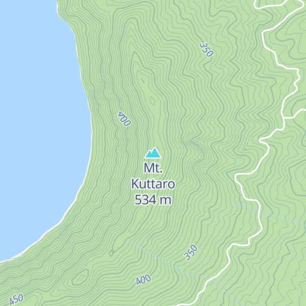 Map of Mt. Kuttaro