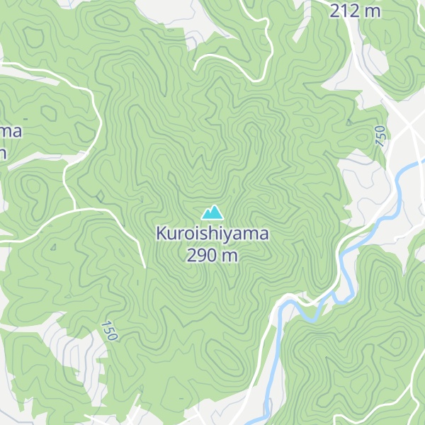 Map of Kuroishiyama
