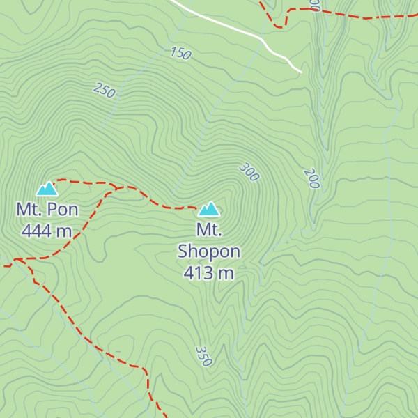 Map of Mt. Shopon
