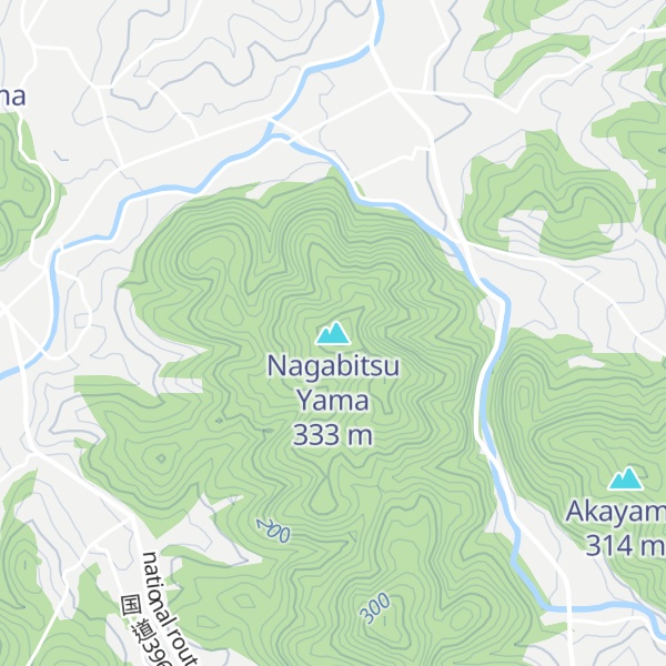 Map of Nagabitsu Yama