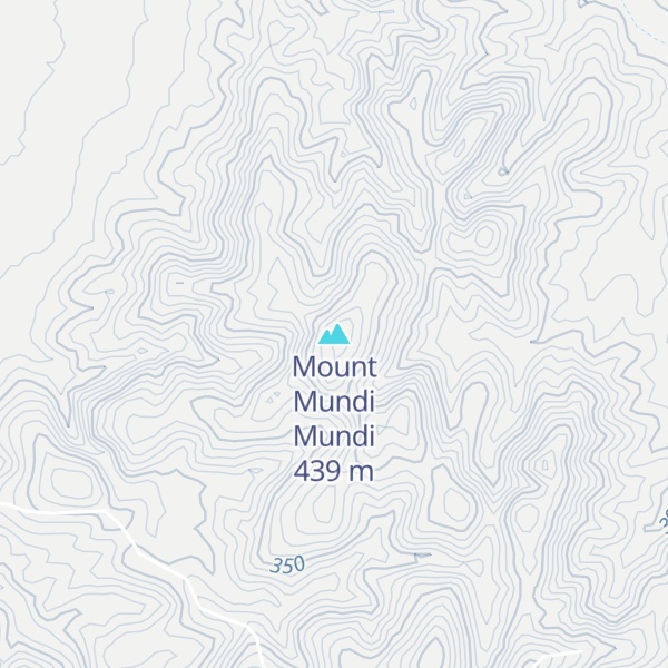Map of Mount Mundi Mundi