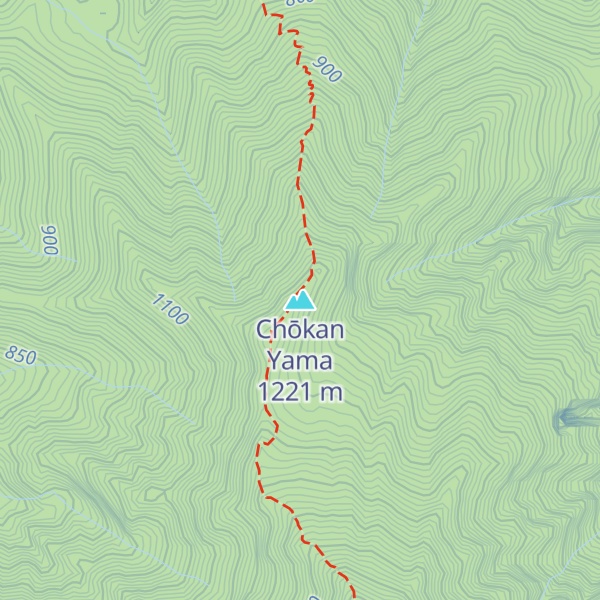 Map of Chōkan Yama