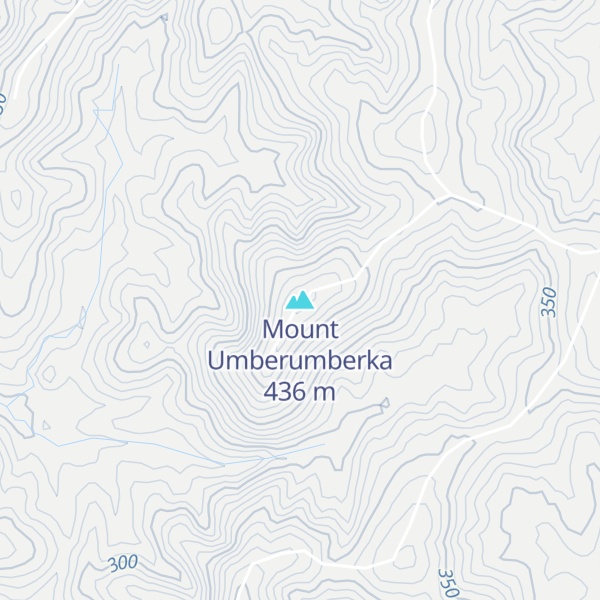 Map of Mount Umberumberka