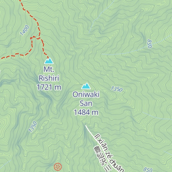 Map of Oniwaki San