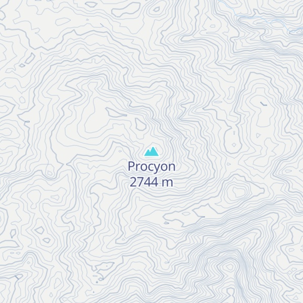 Map of Procyon