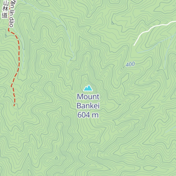 Map of Mount Bankei