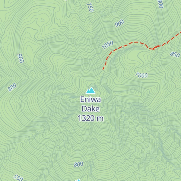 Map of Eniwa Dake