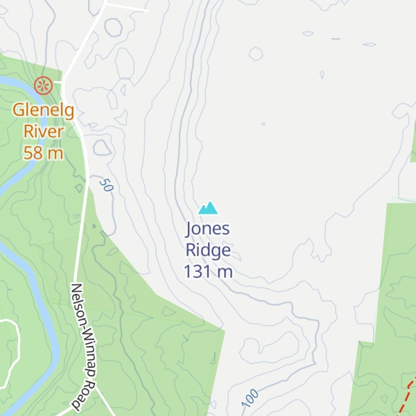 Map of Jones Ridge