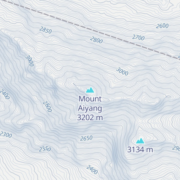 Map of Mount Aiyang
