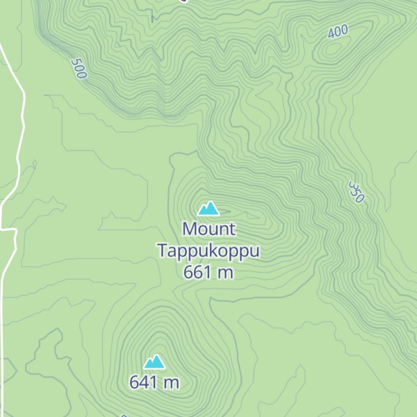 Map of Mount Tappukoppu