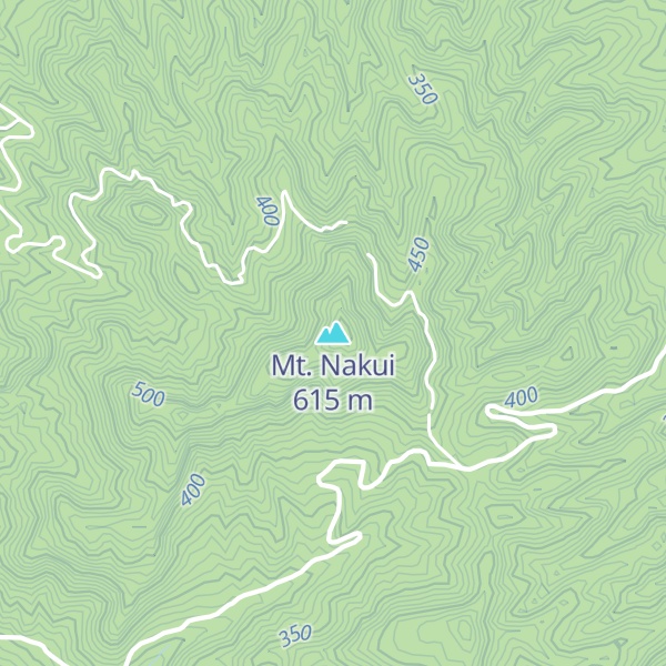 Map of Mt. Nakui