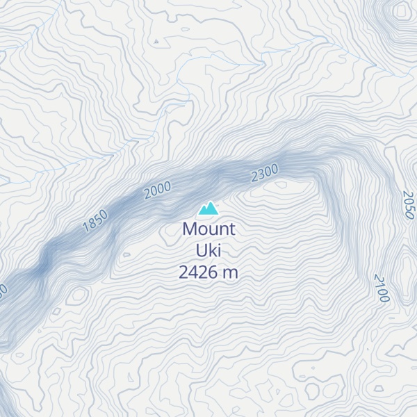Map of Mount Uki
