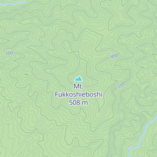 Map of Mt. Fukkoshieboshi
