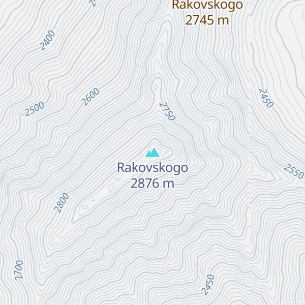 Map of Rakovskogo