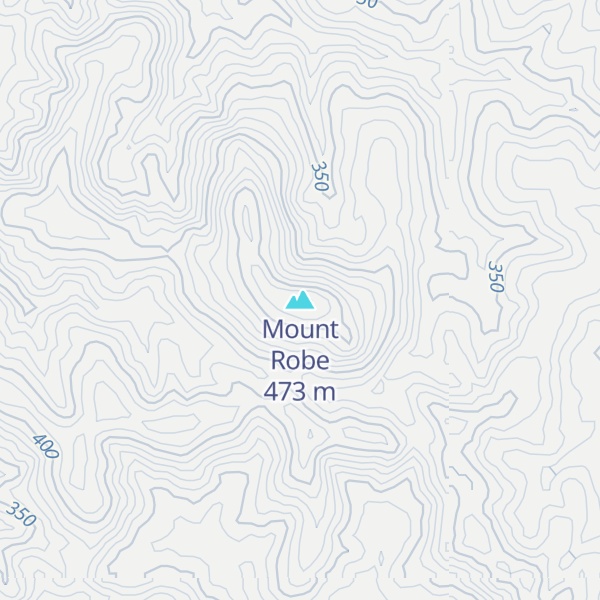 Map of Mount Robe